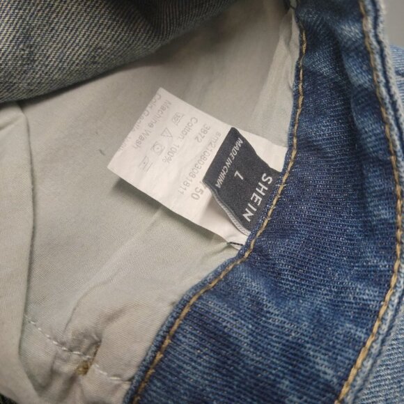 SHEIN Men's Ripped  Straight Leg Jeans - Picture 3 of 4